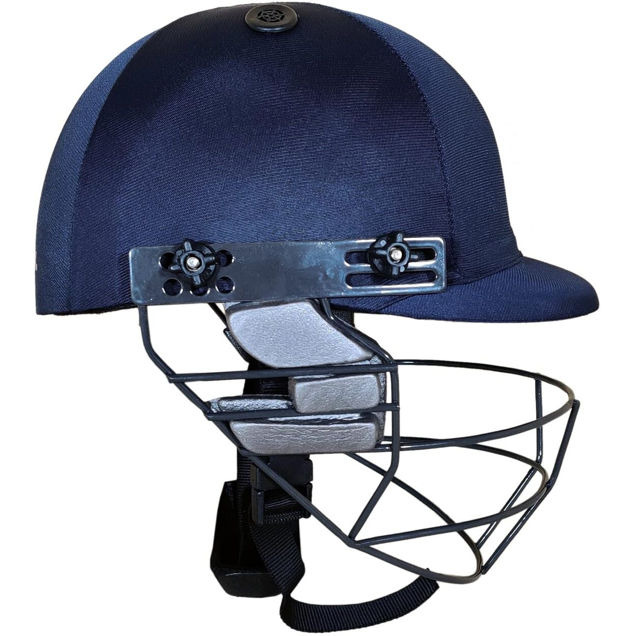 Prokick Pioneer Cricket Helmet with Adjustable Steel Grill, Navy - Small