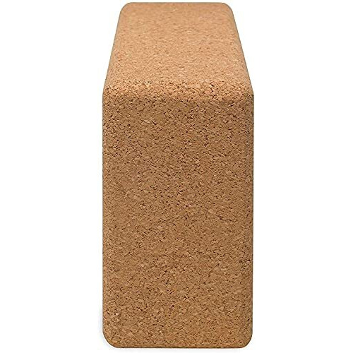 FirstFit Yoga Block | Non-Slip and Supra Grip Natural Cork Yoga Brick | Regular & Handstand Blocks | Wrist Support Wedge | Calf Stretch Wedge | Exercise Accessories for Women & Men