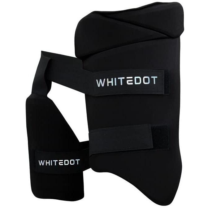 Whitedot Dot 2.1 Combo Thigh Guard||Suitable Foor Youth Right Hand||Black||