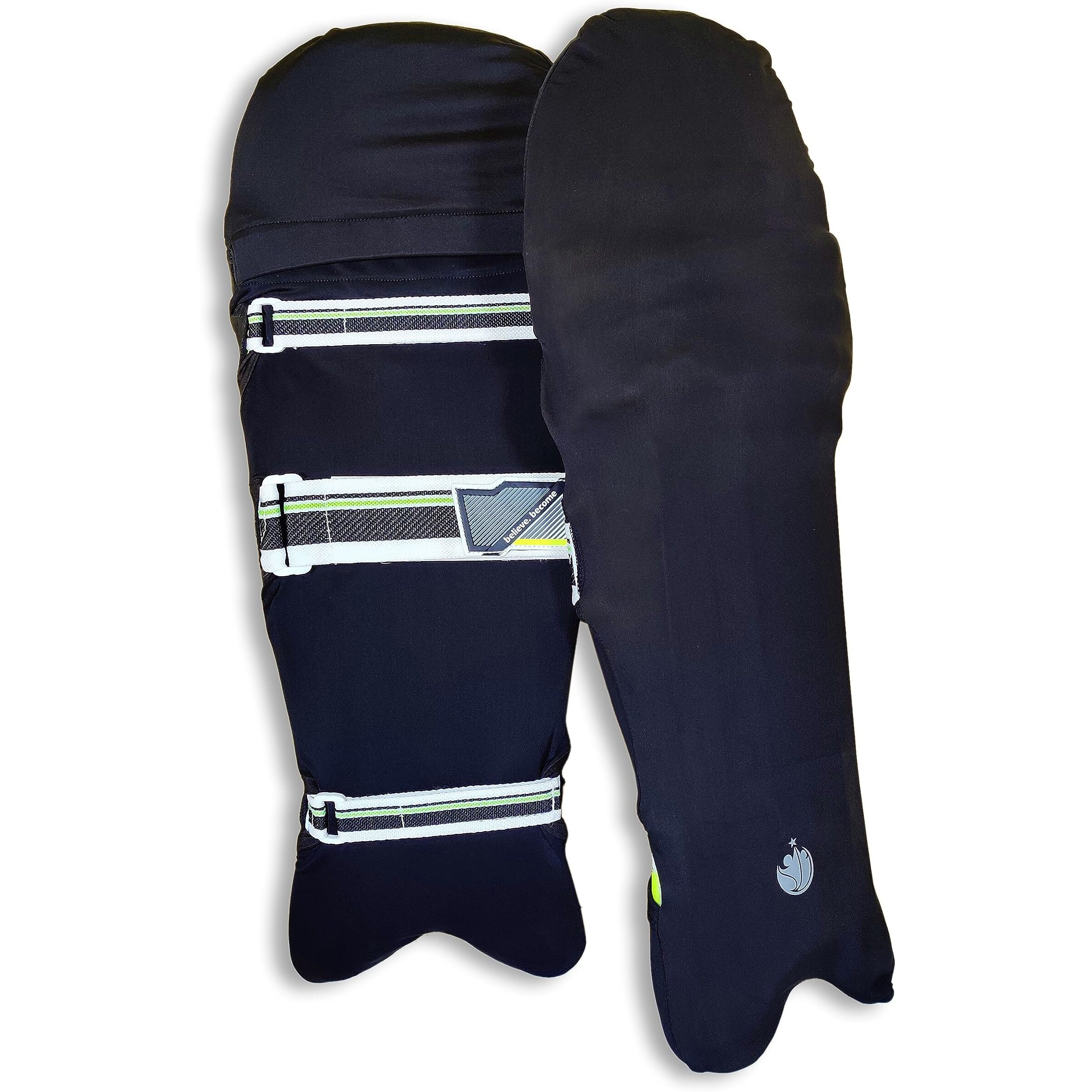 Prokick Cricket Pad/Legguard Stretchable Cover Free Size, Easy to Fit - Navy (1 Pair)