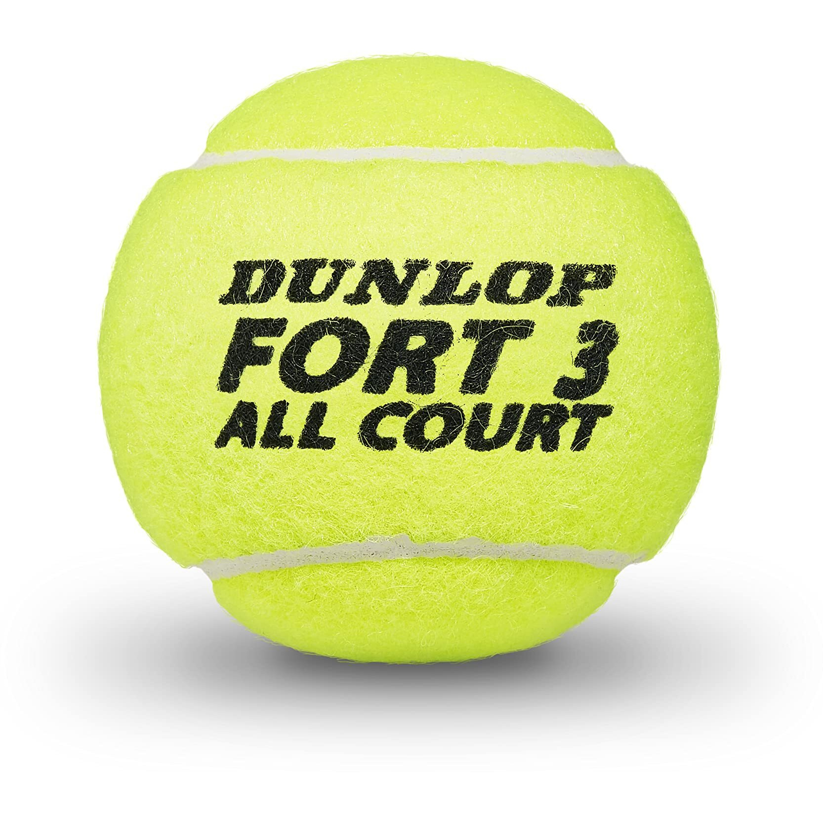 DUNLOP Rubber Fort All Court Tennis Ball (Green) 1 Can | 3 Balls