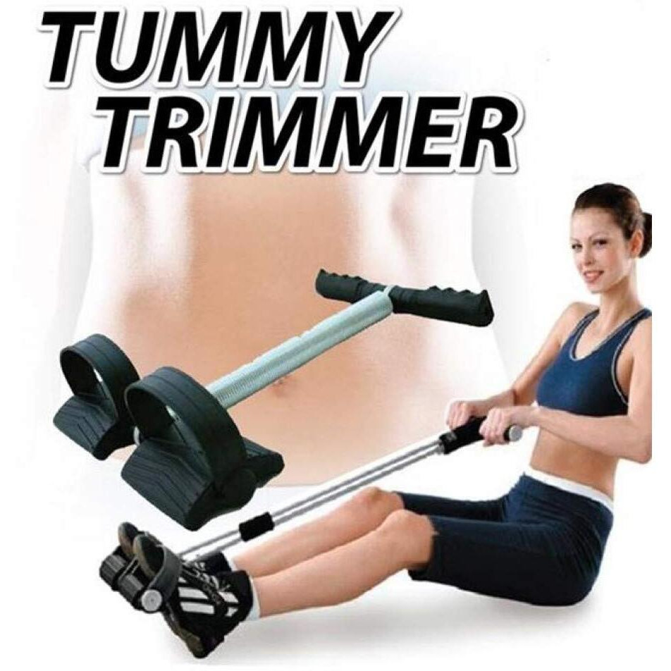 ALN Single Spring Tummy Trimmer Abs Exerciser Waist Trimmer-Body Toner-Fat Buster- Multipurpose Fitness Gym Equipment for Men and Women (Multicolor)