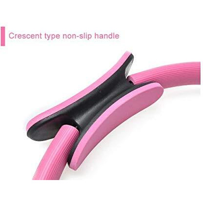 OLAHRAGA Fiberglass Eva Foam Home Gym Exercise Yoga Pilates for Men and Women (Pink)
