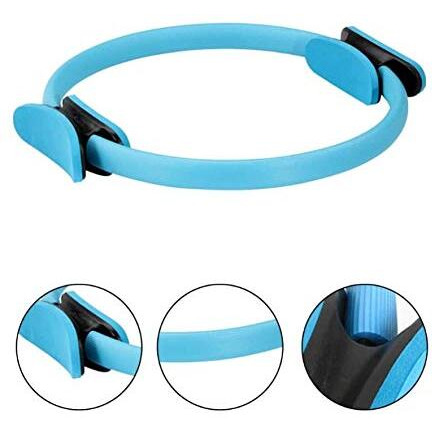 OLAHRAGA Fiberglass Eva Foam Home Gym Exercise Yoga Pilates for Men and Women (Blue)