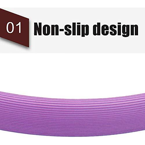 OLAHRAGA Fiberglass Eva Foam Home Gym Exercise Yoga Pilates for Men and Women (Purple)