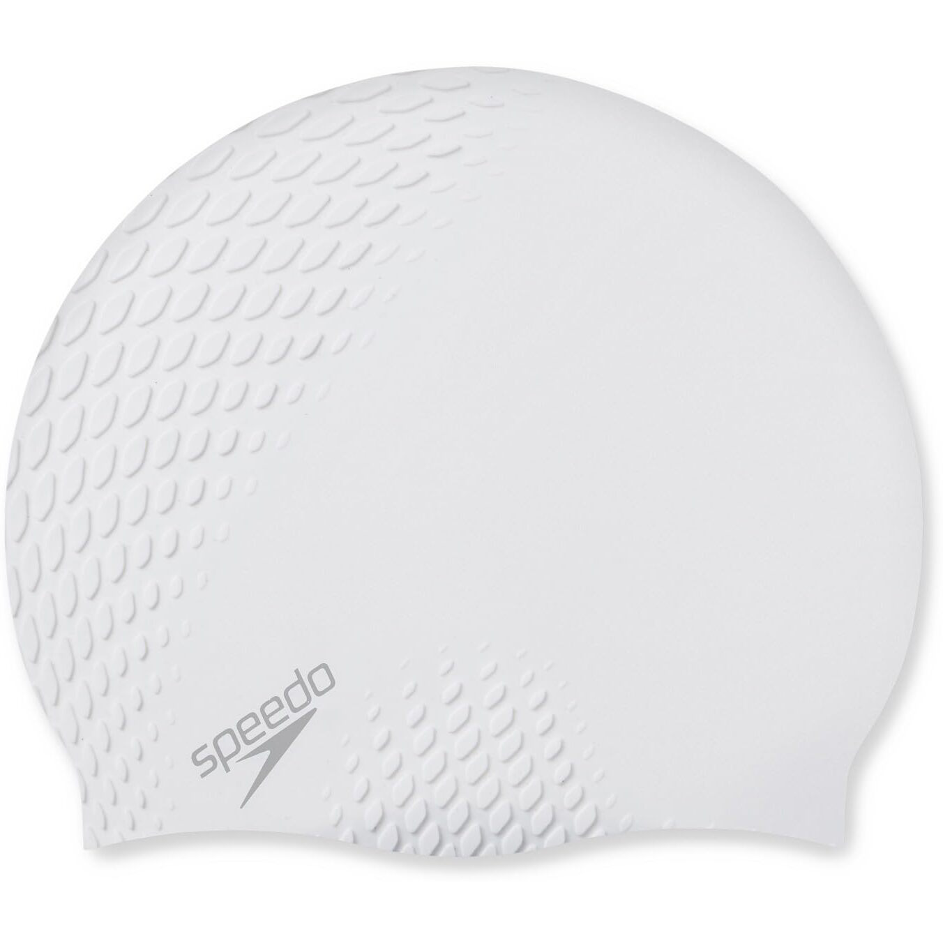 Speedo Unisex Adult Bubble Active + Swim Cap - White White