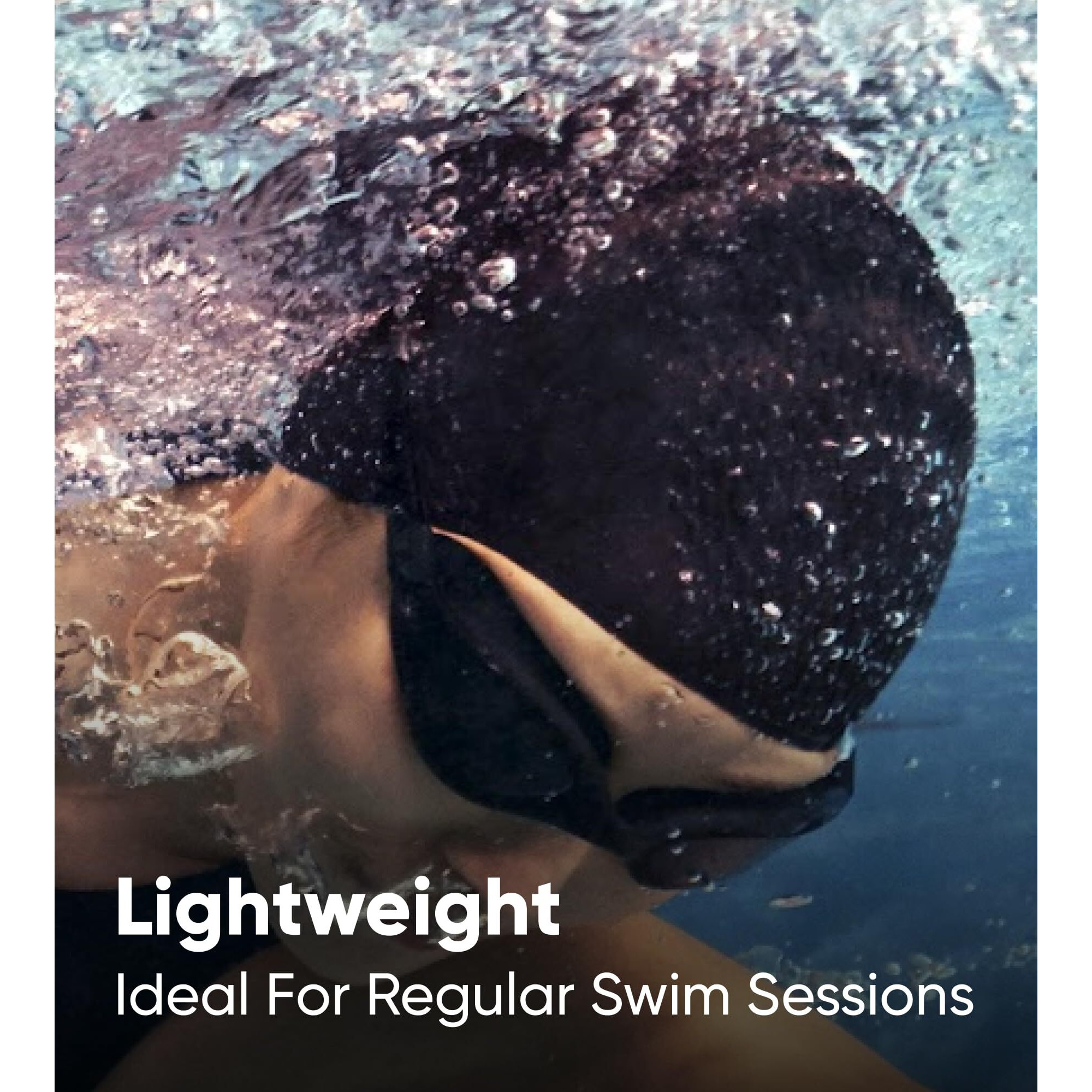 Speedo Unisex Adult Bubble Active + Swim Cap - White White