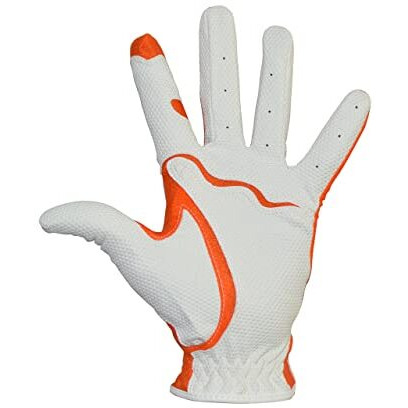Fit39 Ex Golf Glove (Extra Large, White Orange)