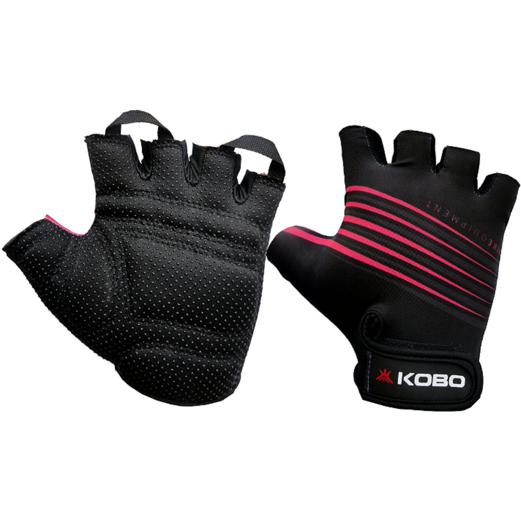 Kobo Ladies Exercise Weight Lifting Grippy Hand Protector Padded Gym & Fitness Gloves (Size-XL)