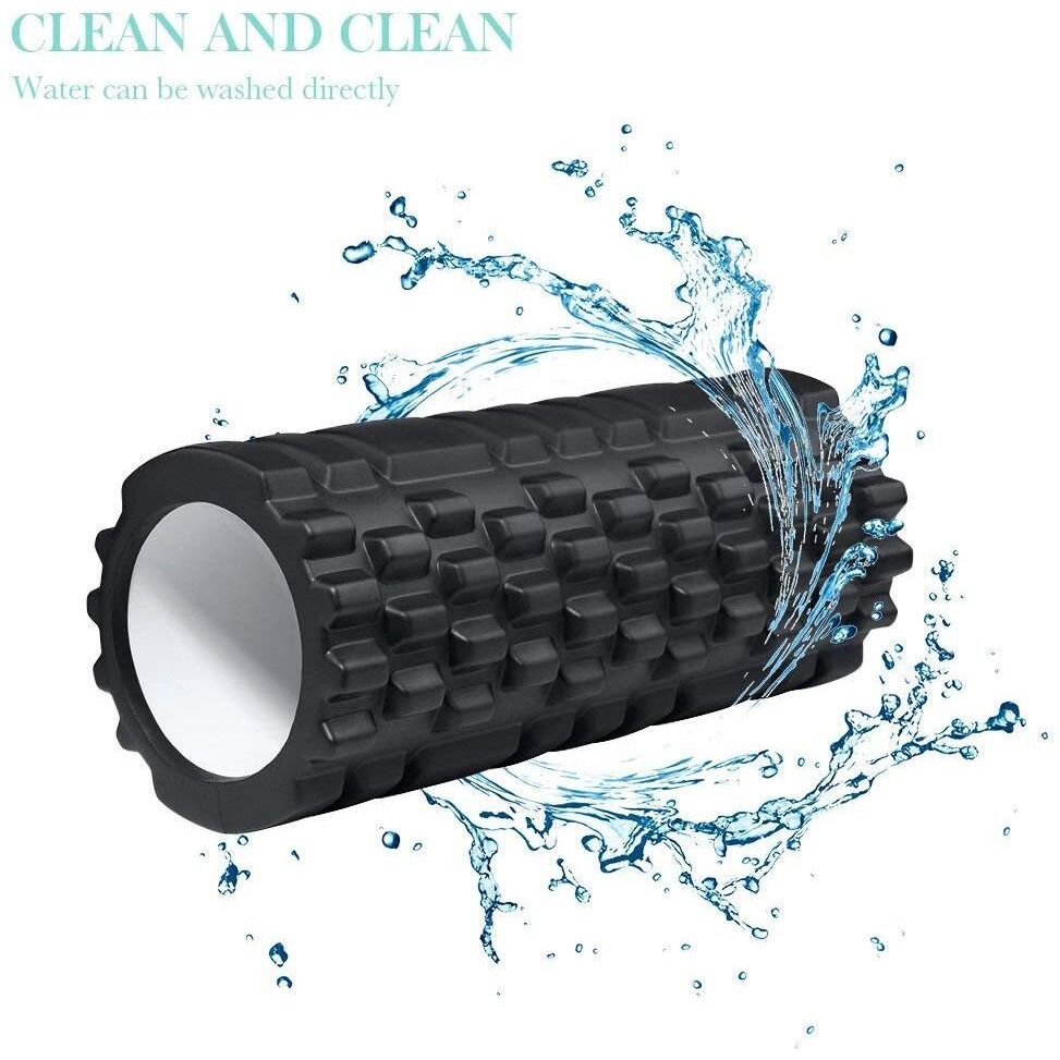 Bodylastics 33cms Foam Roller for Deep Tissue Massage, Relief from Sore Muscles Pain, Pre & Post Exercise Fitness Workout Sessions