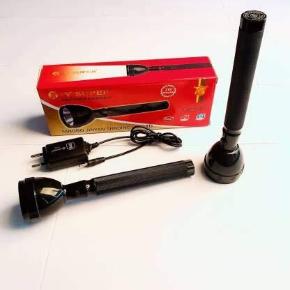 JY SUPER Metal Torch, Black, Pack of 1