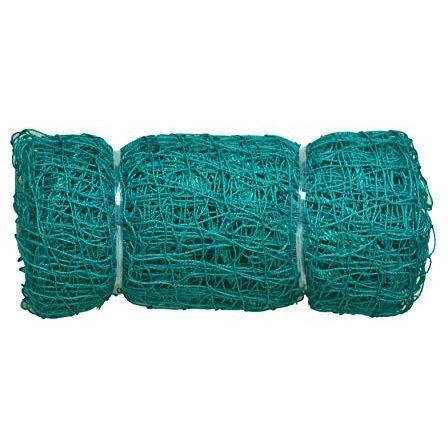 EasyShoppingBazaar Cricket Practice Net Sports Net Ground Net  Green 44mm Hole with Cable Ties - 10 x 45 FT - 2mm Thickness