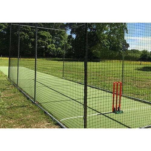 EasyShoppingBazaar Cricket Practice Net Sports Net Ground Net  Green 44mm Hole with Cable Ties - 10 x 45 FT - 2mm Thickness