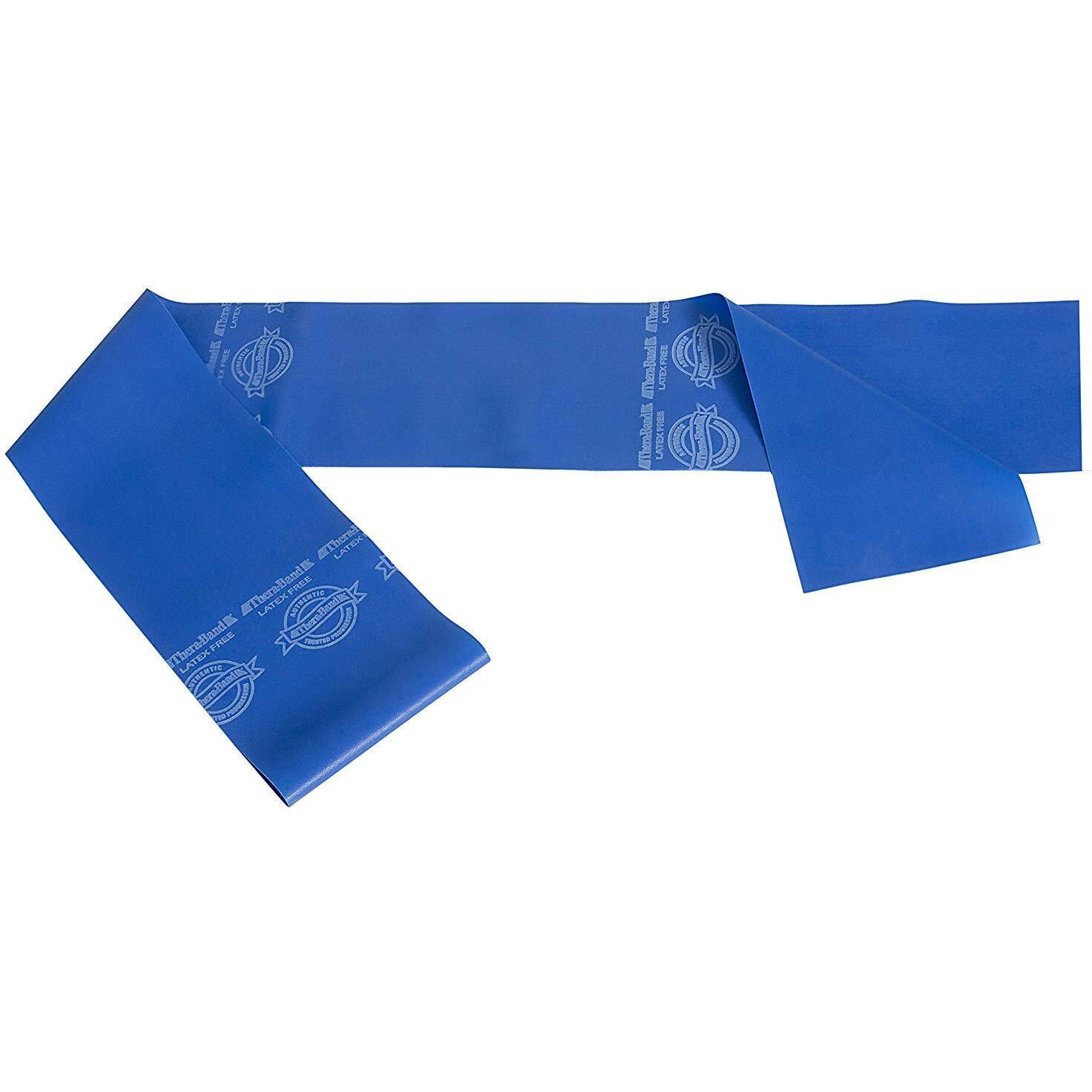 TheraBand Resistance Exercise Band for Heavy Workout Gym Yoga and Physical Therapy - for Intermediates. with Steps Counting Finger Watch (7F)