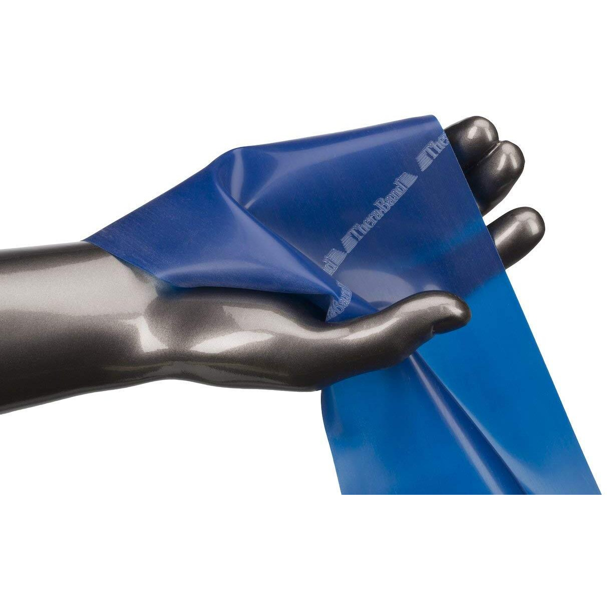 TheraBand Resistance Exercise Band for Heavy Workout Gym Yoga and Physical Therapy - for Intermediates. with Steps Counting Finger Watch (7F)