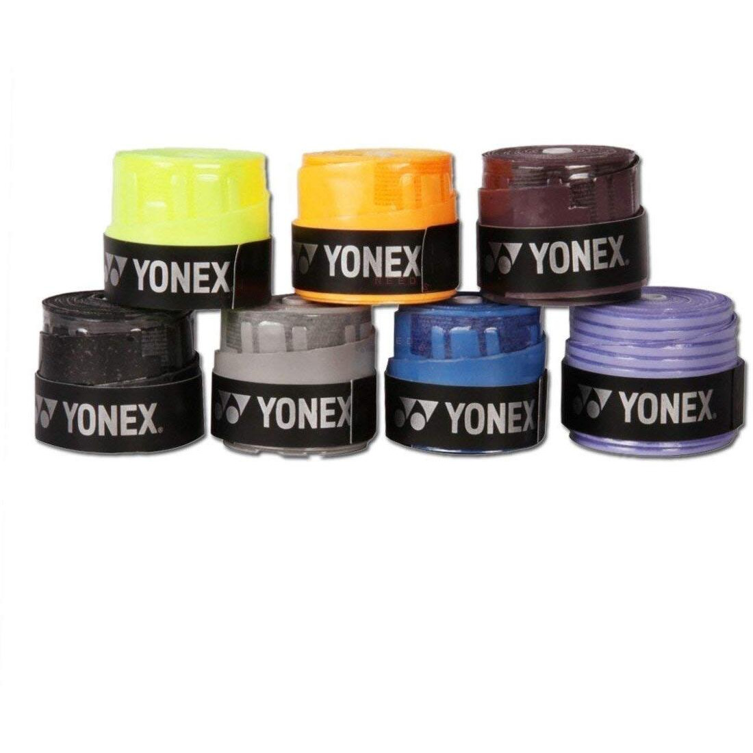 YONEX Etech 902 Badminton Grips (Pack of 8, Assorted Colour)