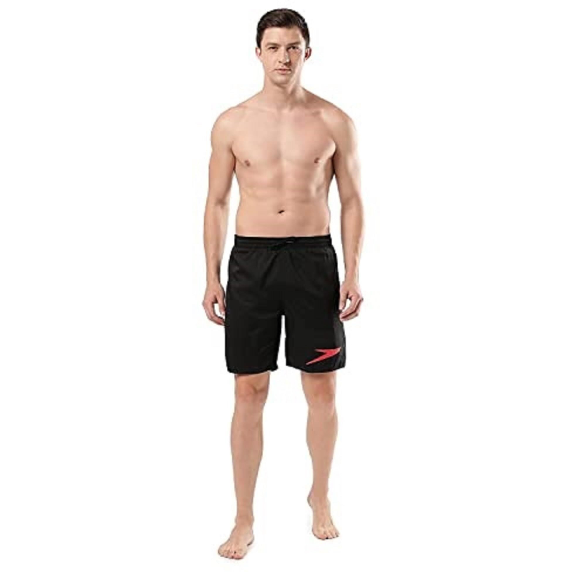 Speedo Men s Xpress Lite Essential Placement Printed Watershorts - True Navy & Spritz