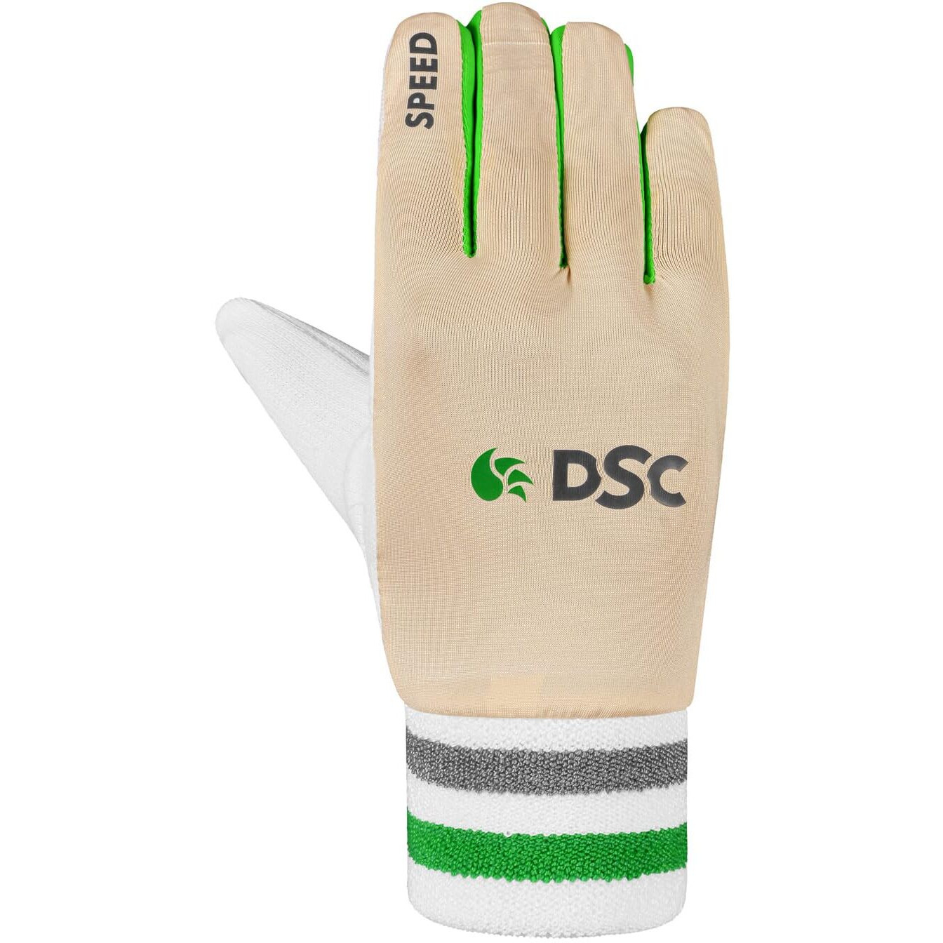 DSC Speed Cotton Padded Lycra Back Cricket Wicket Keeping Inner Gloves for Mens, Size - Mens, (Multicolour), Standard