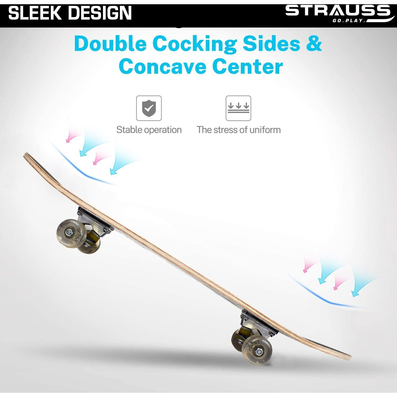 Strauss Bronx KD Skateboard for Kids