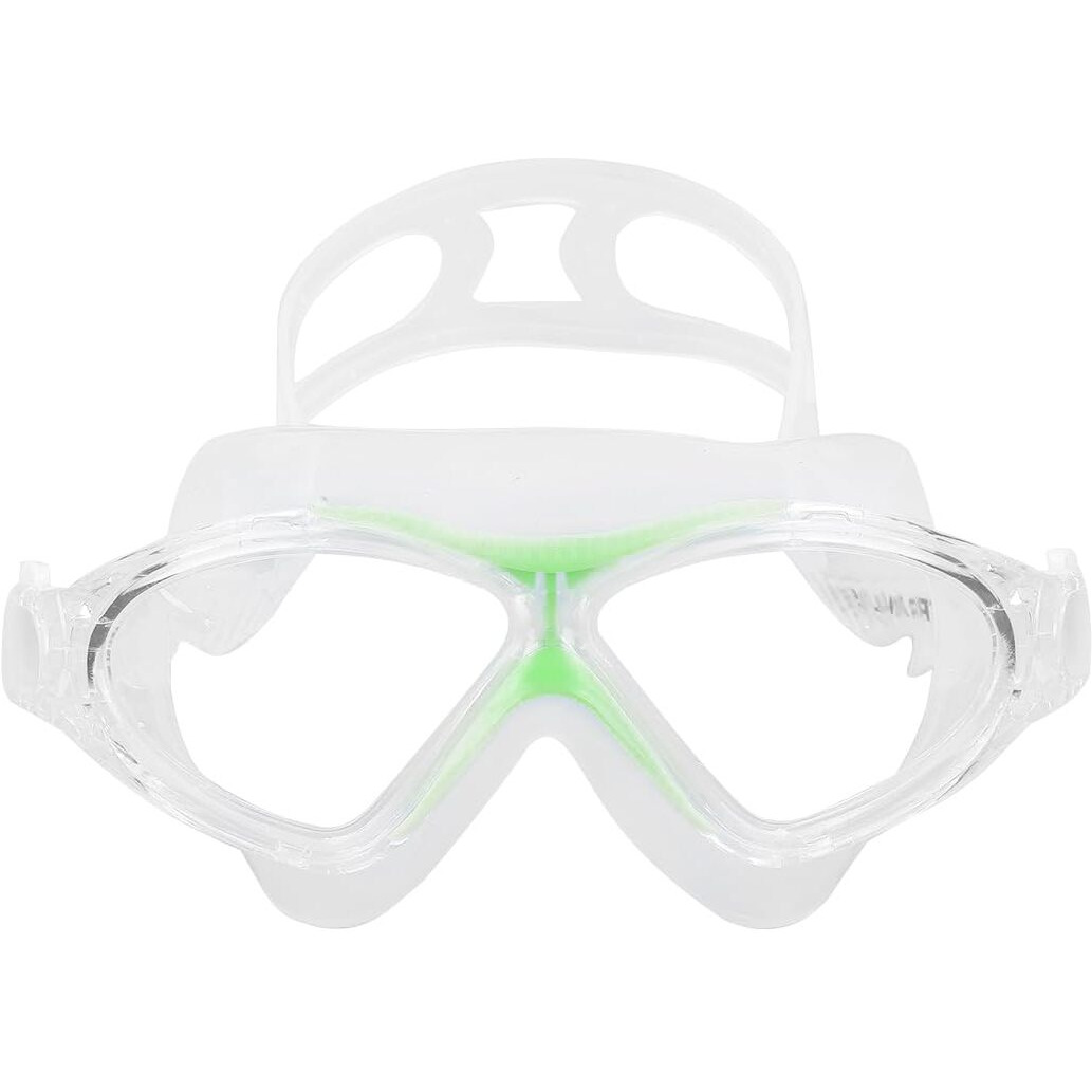 STRAUSS Swimming Goggles | Anti Fog & UV Protection | Swimming Goggles for Kids, Adults | Fully Adjustable Swimming Goggles with A Case Cover,(Green)
