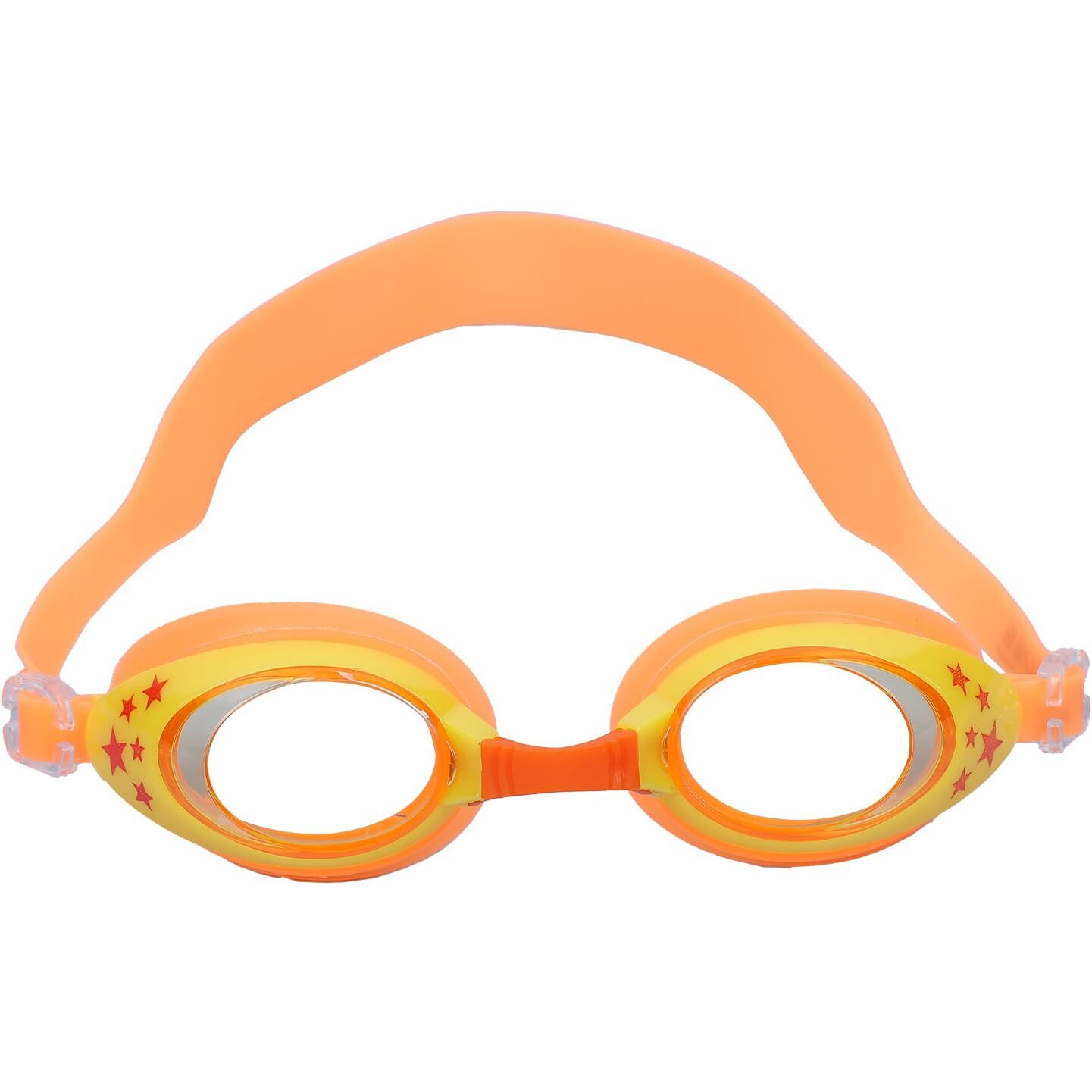 STRAUSS Swimming Goggles | Anti Fog & UV Protection | Swimming Goggles for Kids, Adults | Fully Adjustable Swimming Goggles With A Case Cover,(Blue White)