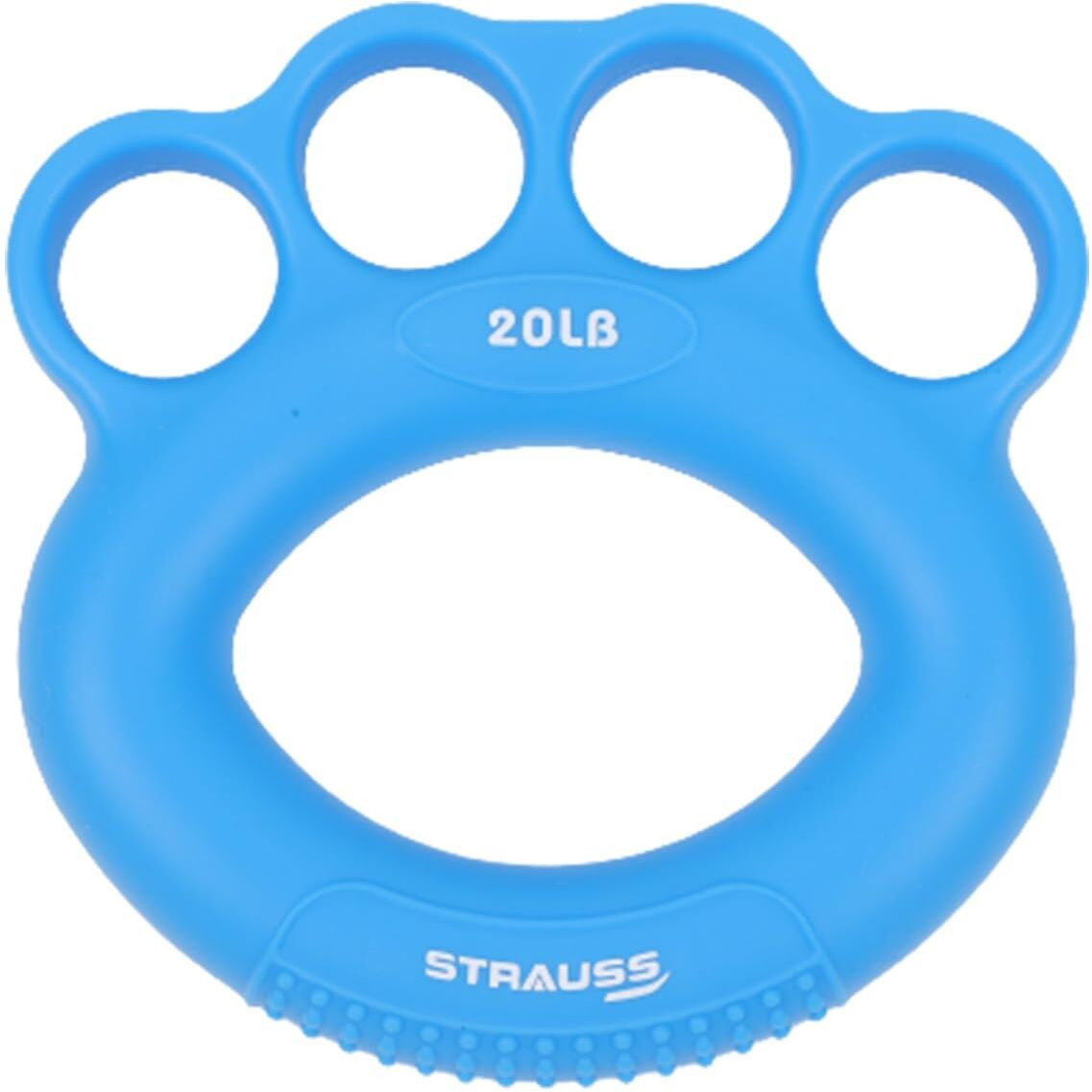 Strauss Adjustable Finger and Hand Exerciser | Finger&Palm Gripper | Hand Strengthener for Carpal Tunnel Relief and Grip Strength for Men & Women, (Blue)