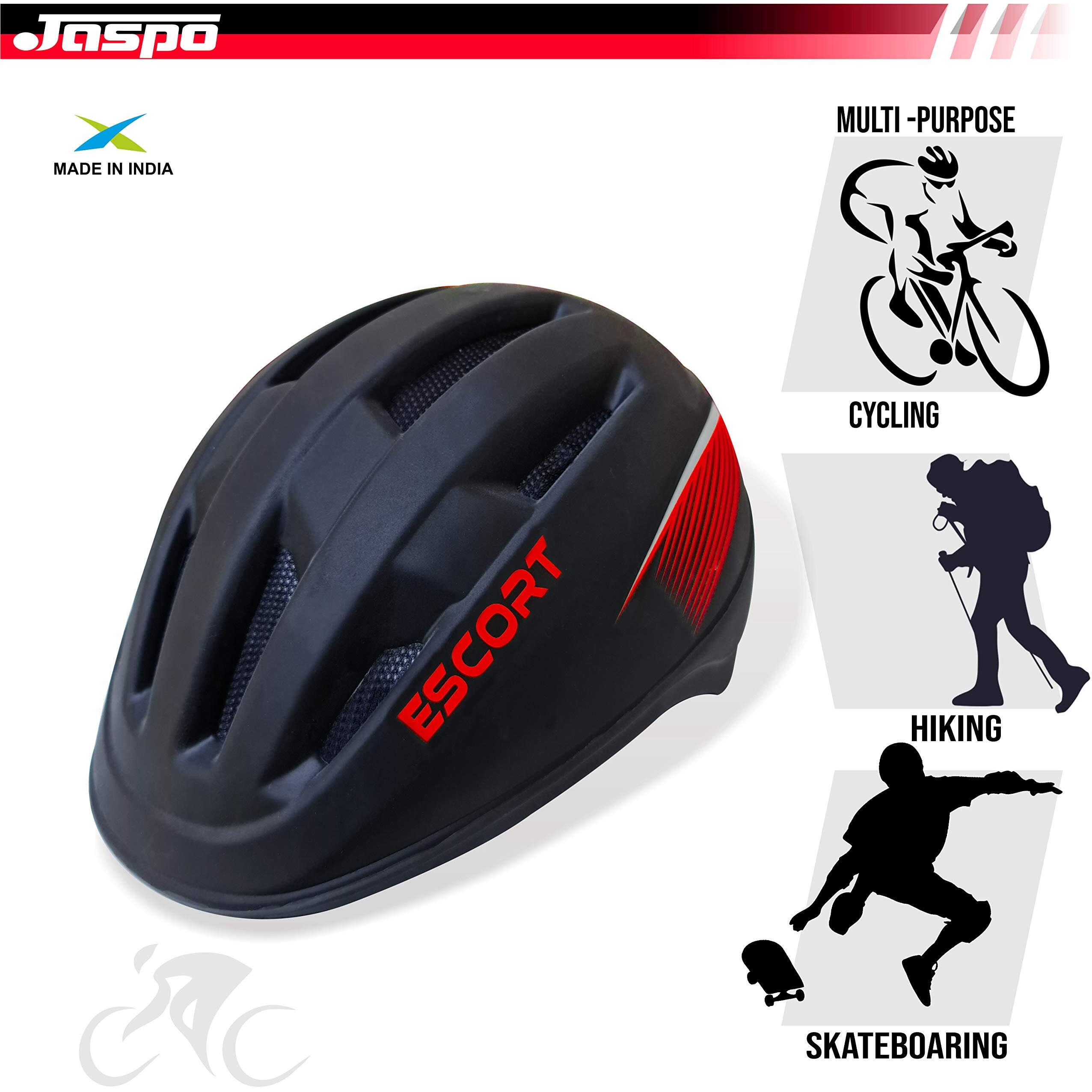 Jaspo Black Multi Utility Sports Helmet