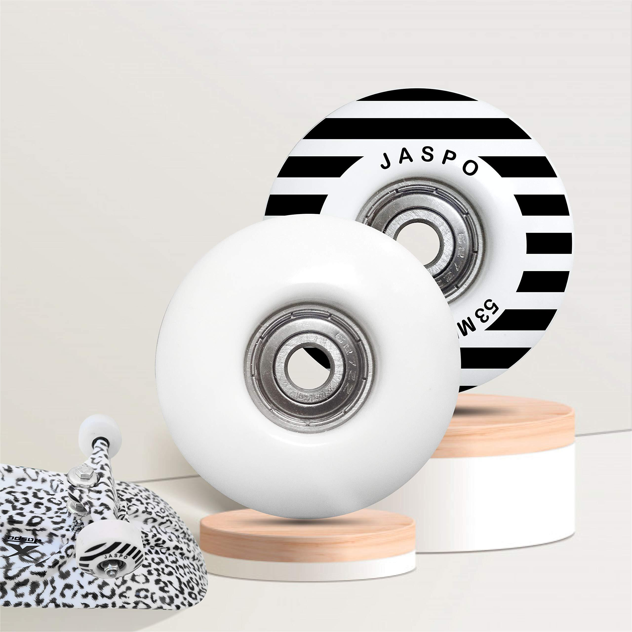 Jaspo Roller Quad Skate, Inline Wheels Skate Wheels with Bearings Quad Skating and Skateboard Wheels Multipack (Skateboard Wheels (53 mm) - Pack of 4)