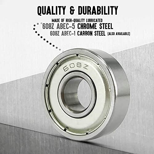Jaspo ABEC 7 High Precision 608zz Ball Bearing Multifunction Accessories for Skateboards Roller Skates & Inline Skates (PACK OF 8)