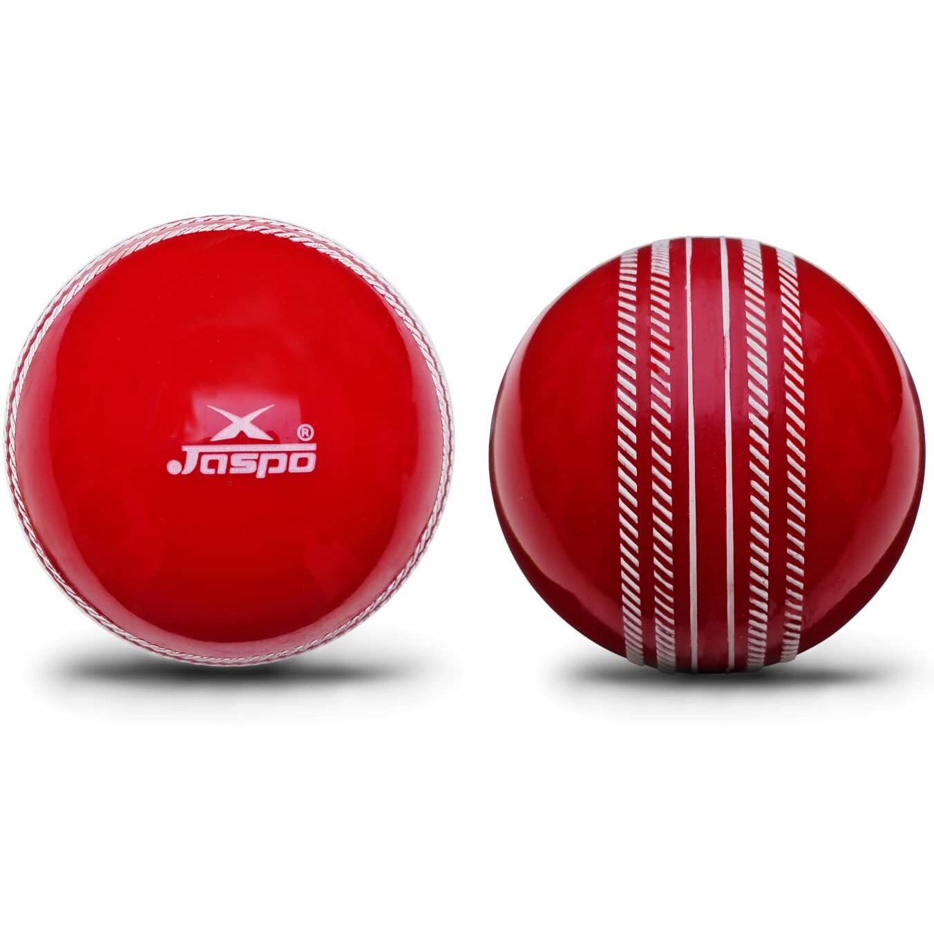 jaspo Cricket PVC (Synthetic Rubber) Ball for Practice Training Matches for All Age Group T20 Soft Ball (Pack of 2)(RED)