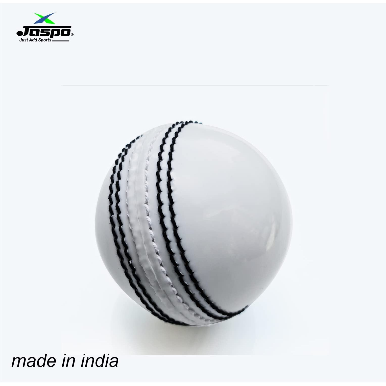 jaspo IncrediBall Soft T20 Cricket Training Ball-1 Ball Indoor Outdoor Play and Cricket Practice (229 cm Circumference), PVC Material, Colour- White