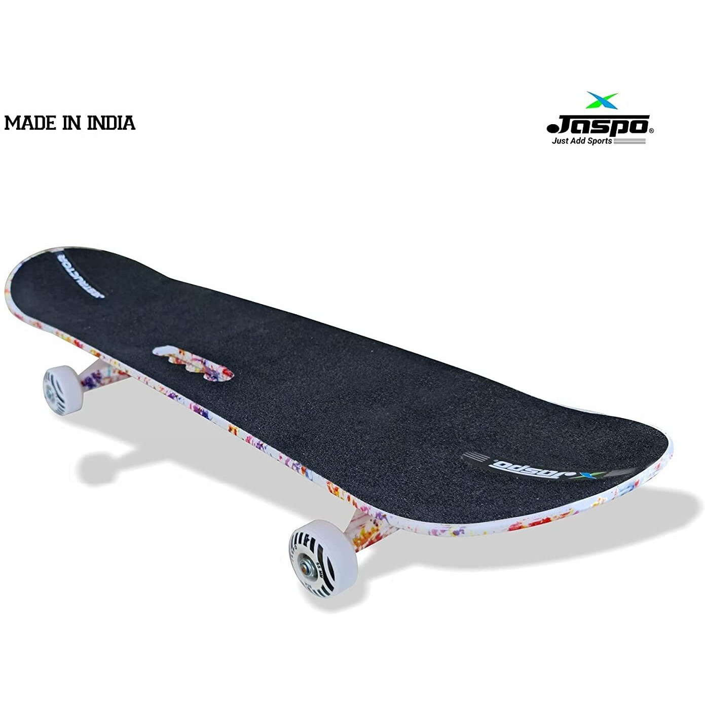 Jaspo Destructor Fiber Skateboards 31X8 Inches Suitable for Age Group Above 8 Years,Black Grip Tape on Front Side Hydro Print on Back Side(Skater Girl)-Durable Fiber Material