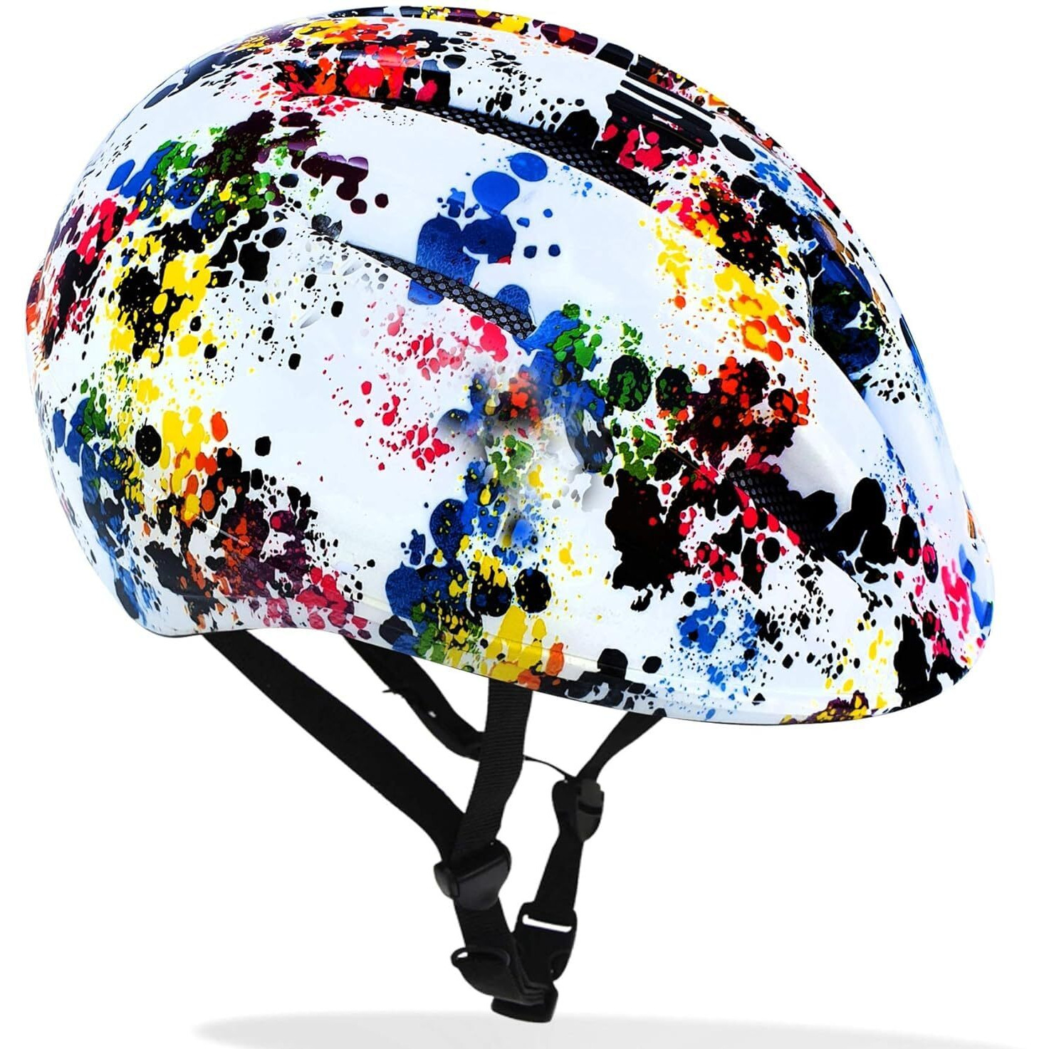 jaspo Multi Utility Sports Helmet for Cycling, Skating, Skateboarding (Rainbow, Large)