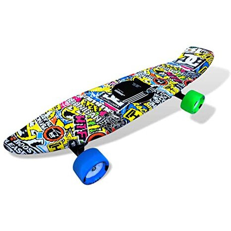 jaspo Polypropylene Cruiser Penny Fiber Skateboard (Multicolour, 22.5x5.5 Inch) UK