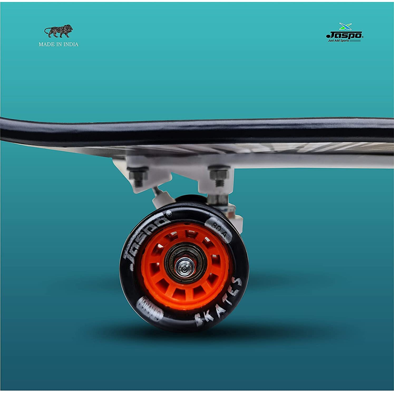 jaspo Polyurethane Hurricane Prime 26.5  X 6.25  Fiber Skateboard, Black