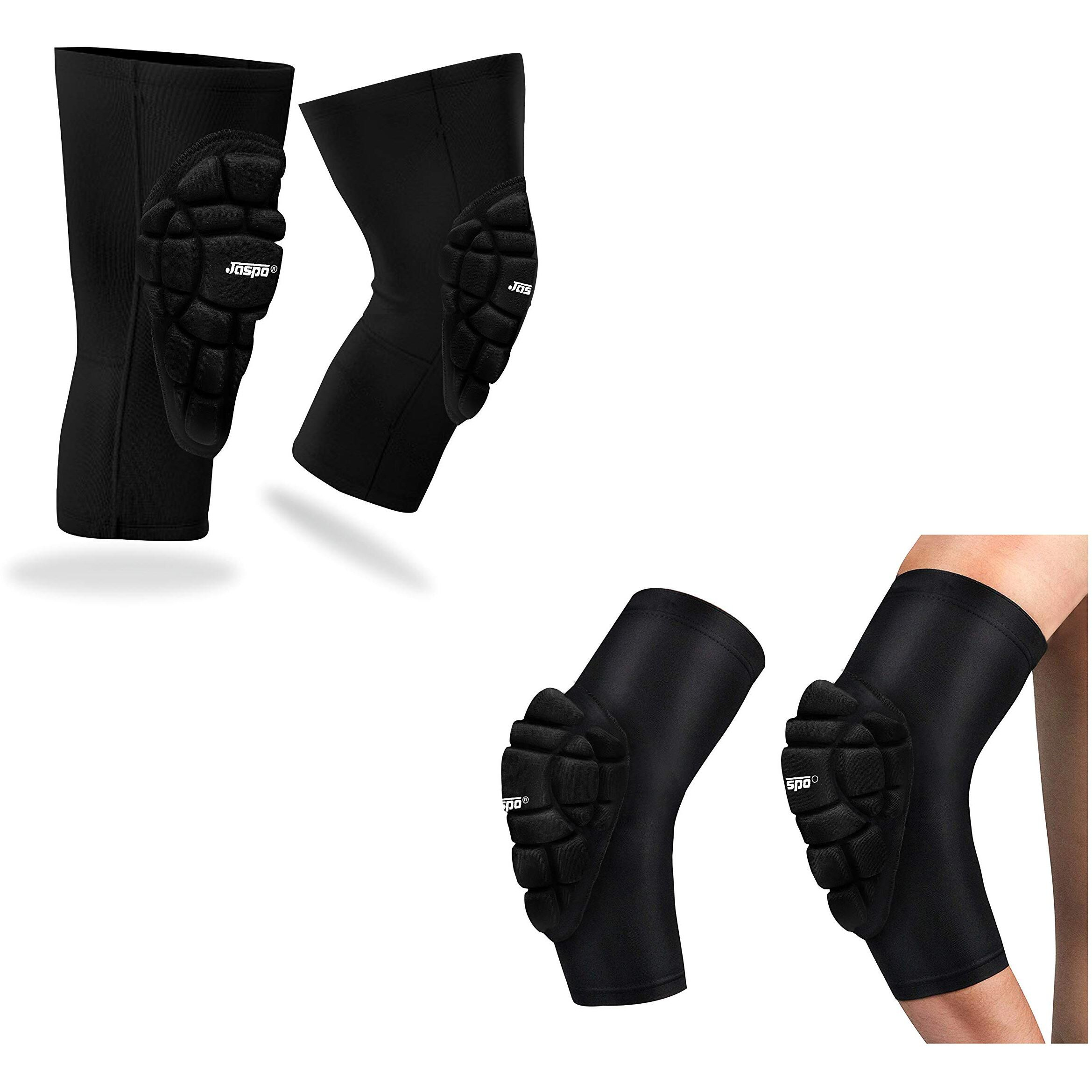 jaspo Protec-4 foam Knee, Elbow Safe Guards (Small, Black)