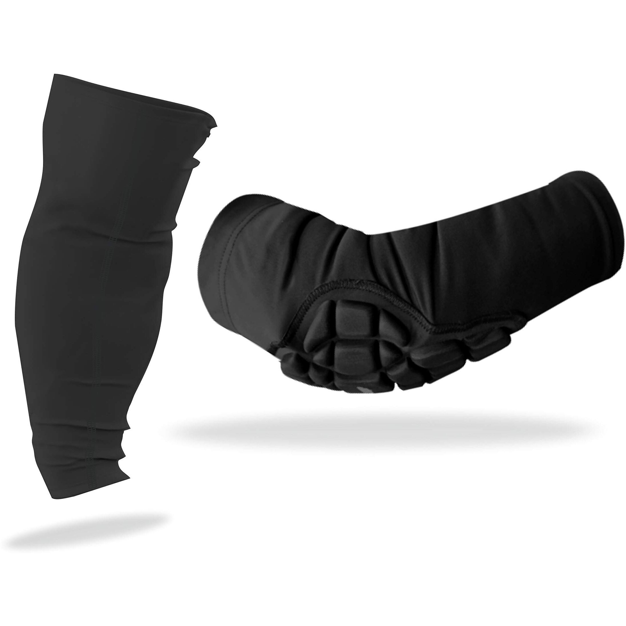 jaspo Protec-4 foam Knee, Elbow Safe Guards (Small, Black)