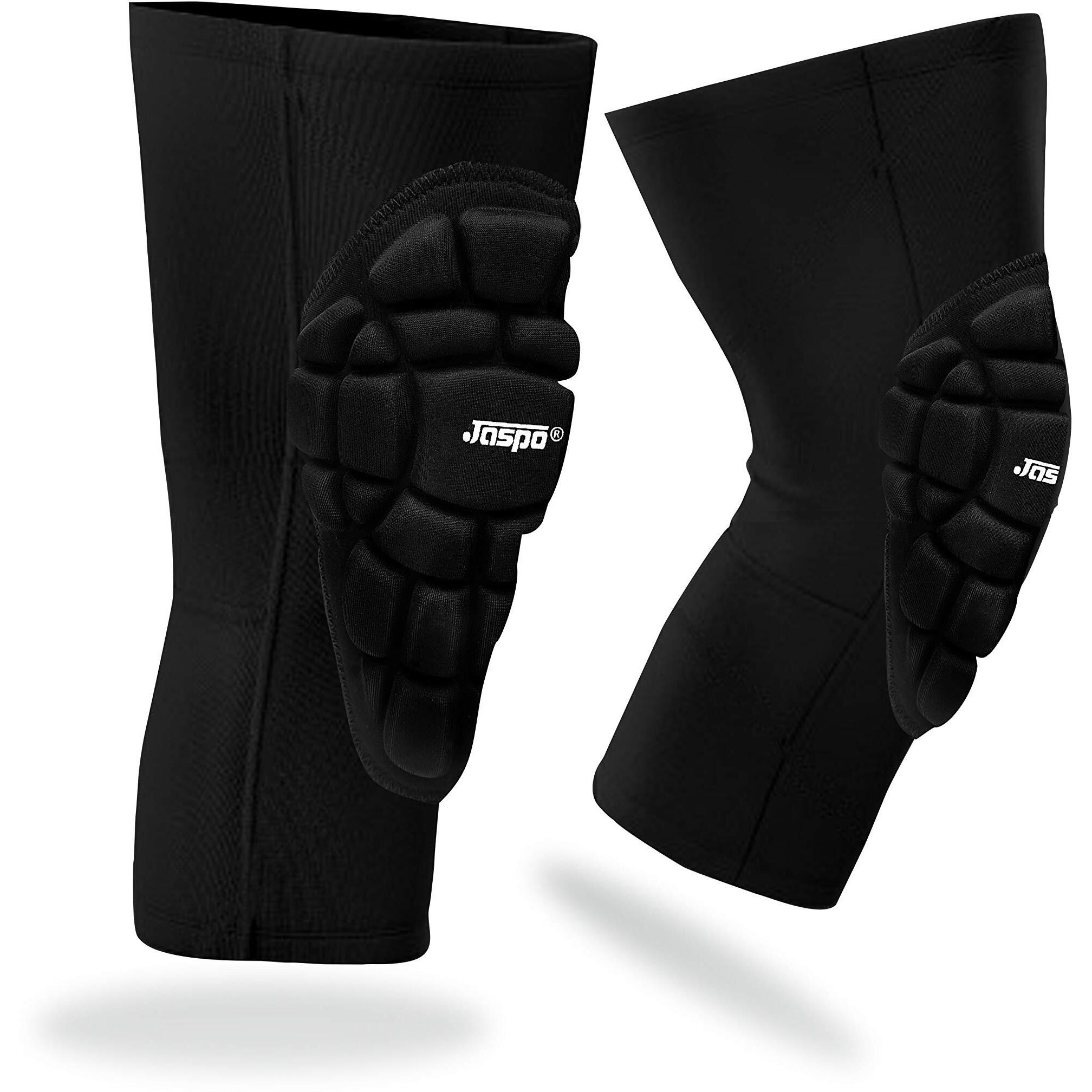 jaspo Protec-4 foam Knee, Elbow Safe Guards (Small, Black)