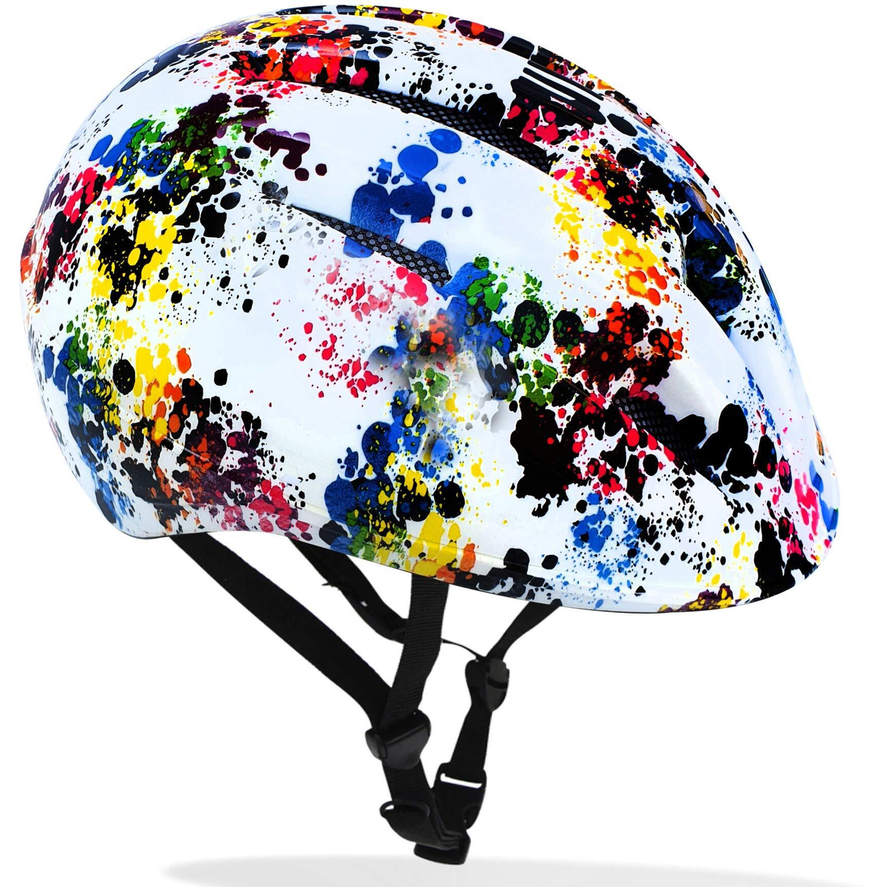 jaspo Multi Utility Sports Helmet for Cycling, Skating, Skateboarding (Rainbow, Medium)
