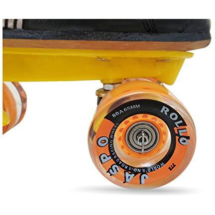 Jaspo Roadster Quad Roller Blade Shoe Skates Combo (2 UK, Roadster)