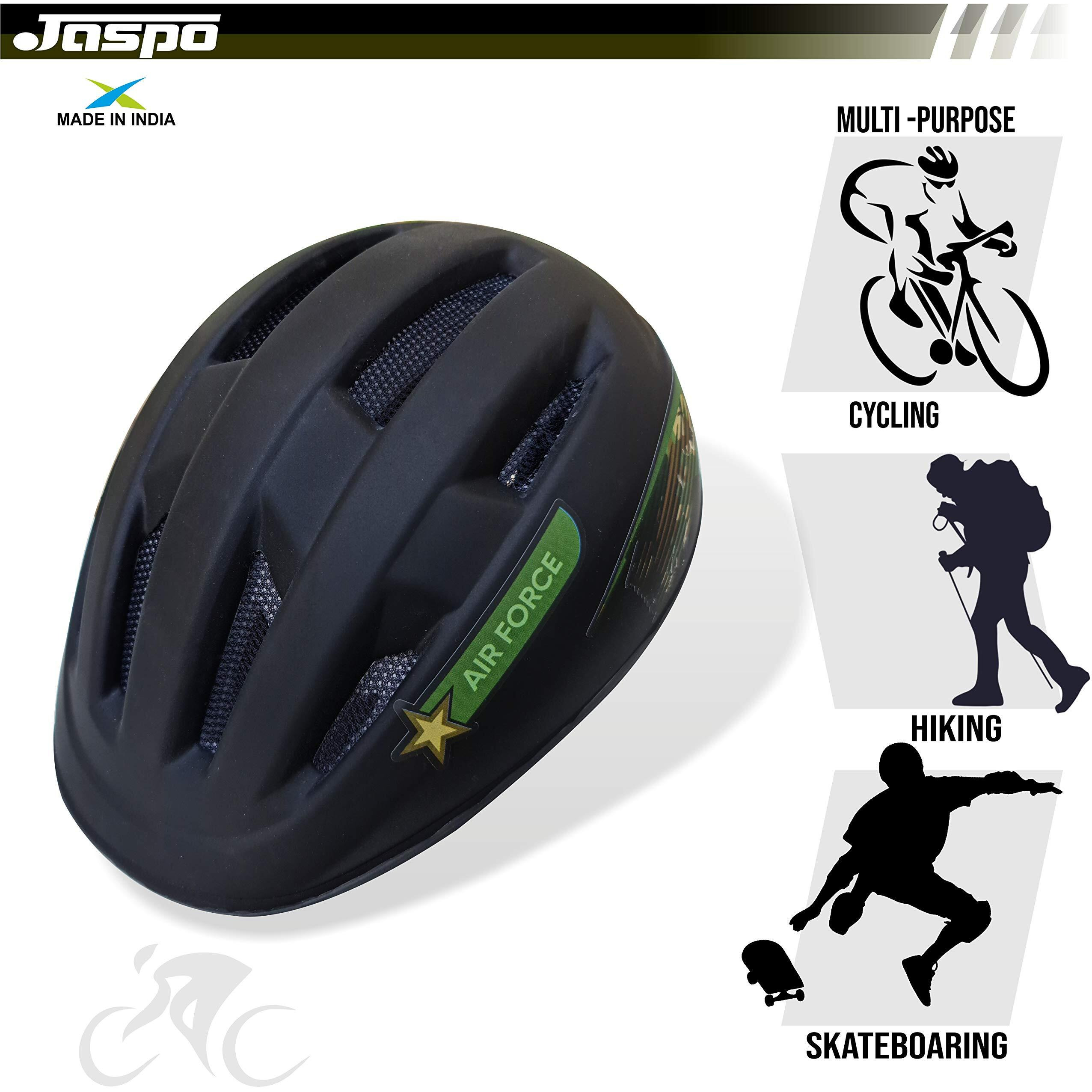 jaspo Multi Utility Sports Helmet for Cycling, Skating, Skateboarding (Camouflage, Small)