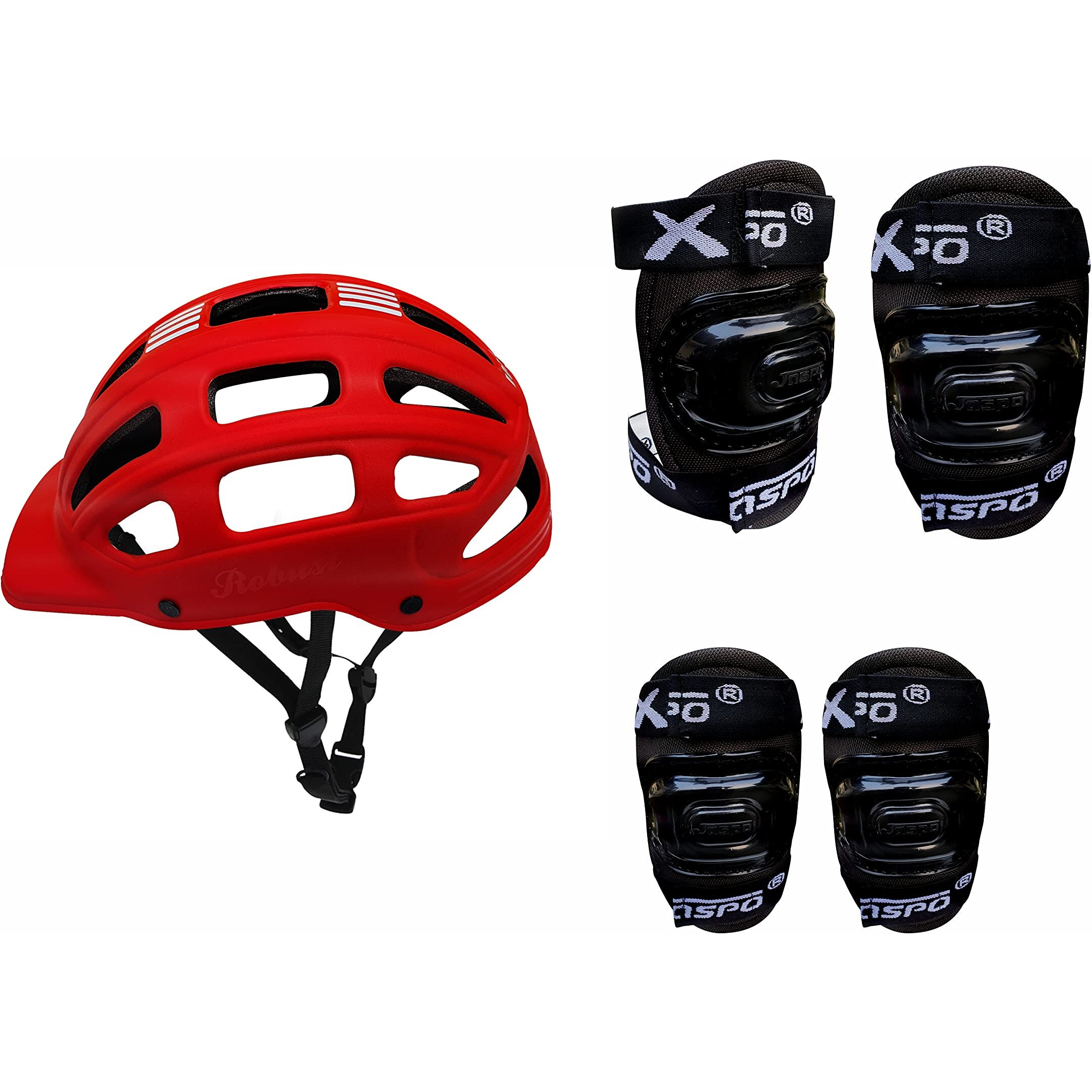 jaspo SX 3 Protective Set red Perfect for Age Group Upto 14 Years Old