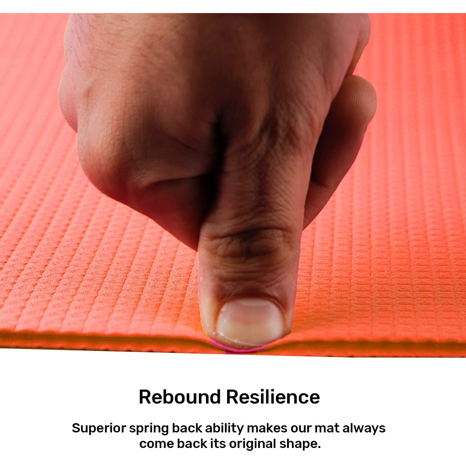 Steelbird Yoga Mat for Men and Women 6 x 2 Feet Wide Extra Thick Exercise Mat For Workout,Yoga,Fitness,Gym, Pilates And High-Density Anti-Tear Non-Slip Light Weight Mat (6mm Thickness)