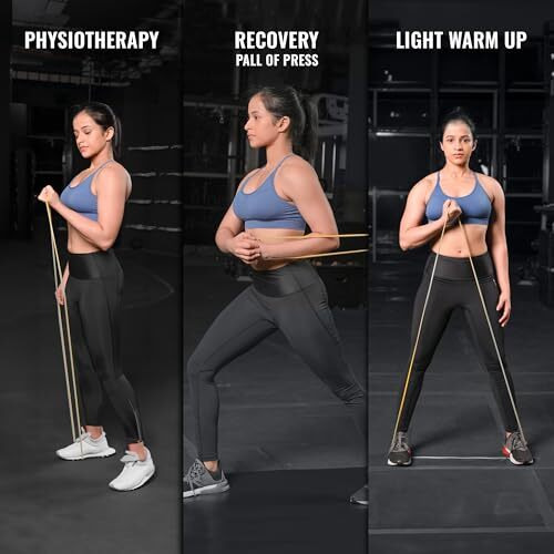 SLOVIC Dual Color Heavy Resistance Band (Yellow & Grey) for Workout Set Exercise & Stretching Pull Up Bands for Home Exercise Toning Loop Bands for Gym Men & Women Resistance Bands (with Door Anchor)