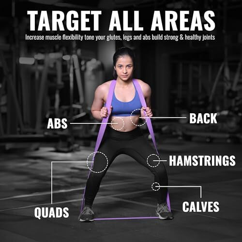SLOVIC Long Fabric Resistance Bands | Heavy Resistance - Purple, 80LB | Anti-Slip Resistance Bands for Calisthenics with Workout Guide for Glutes, Hip, Thigh, Arms & Leg Workout (1 Year Warranty)