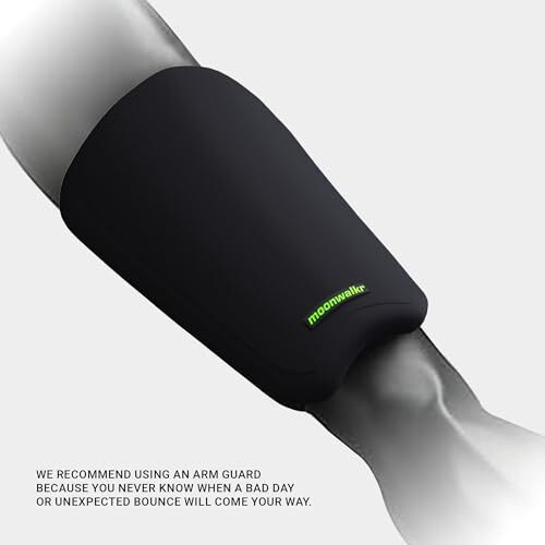 moonwalkr Cricket Arm Guard Premium Protective Gear for Batter s Height (4 5  - 5 3 ) Arm Guard Cricket for Men Cricket Accessories Lightweight & Comfortable Arm Guard for Safety (Black, Youth)