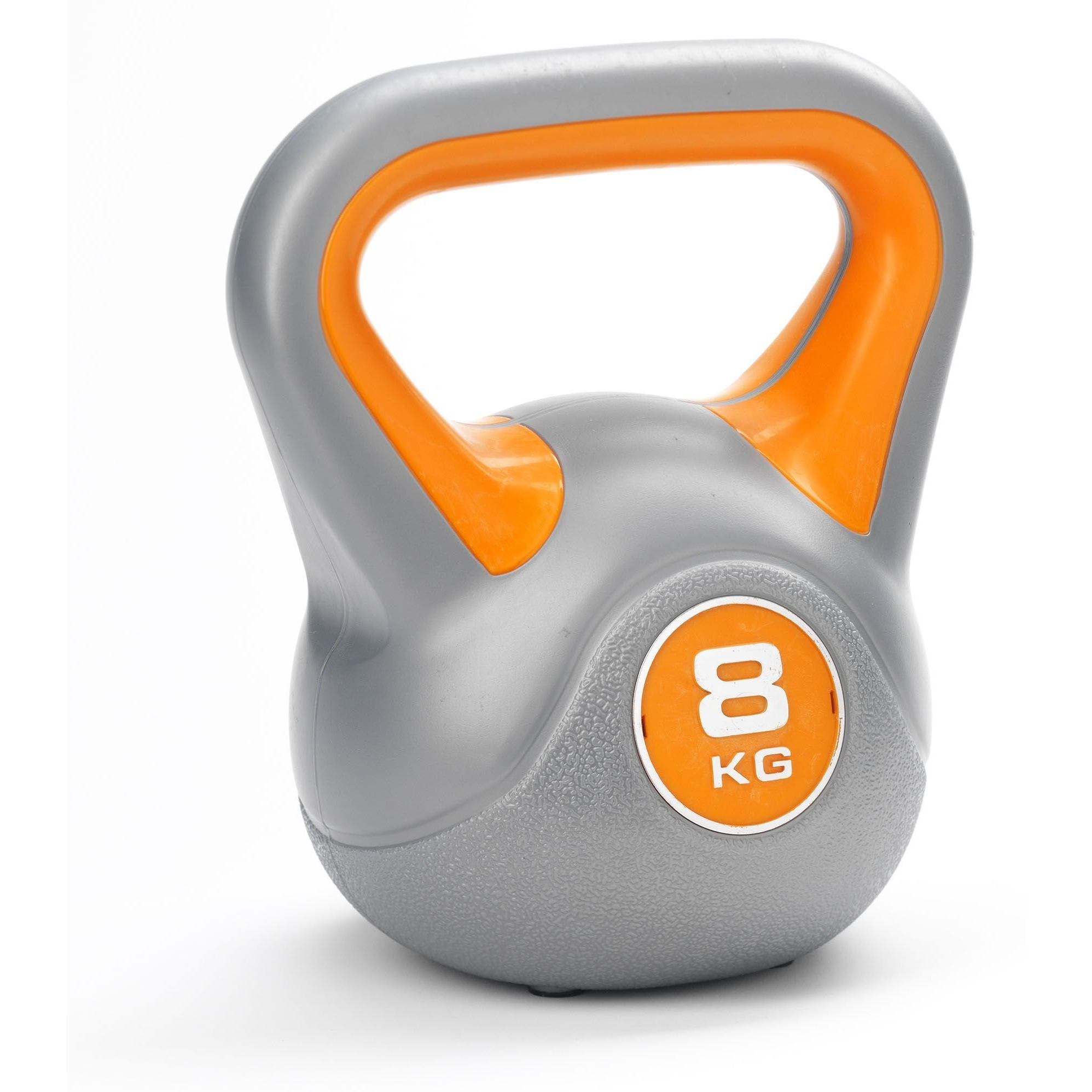 Kobo 8 Kg Kettle Bell, Black Red