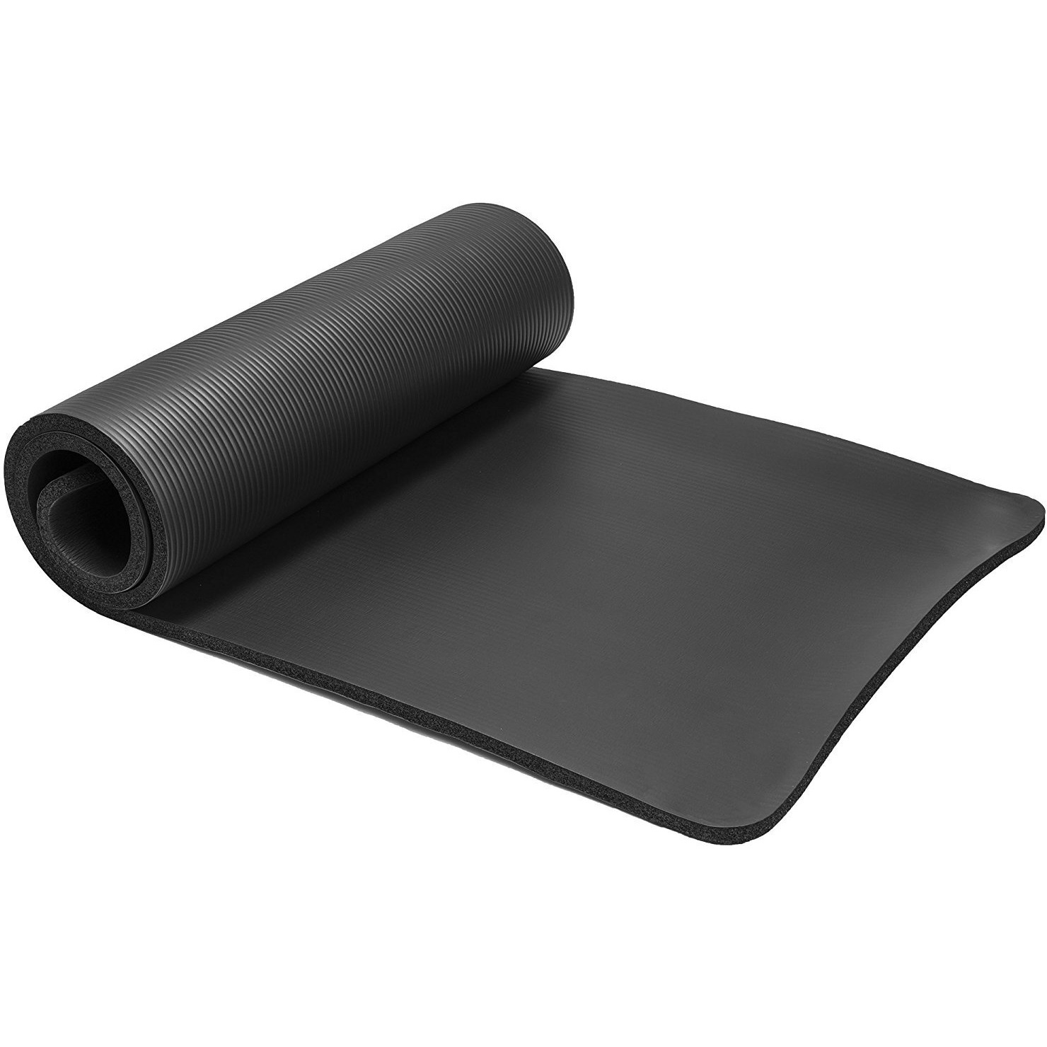 Kobo AC-59 Foam Yoga Exercise Mat (Black)