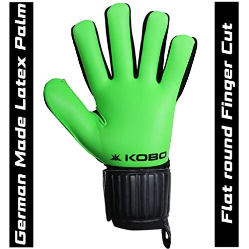 Kobo Prisma 9.5 Latex Football Goal Keeper Gloves (Orange)