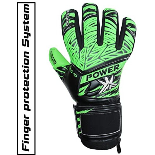 Kobo Prisma 9.5 Latex Football Goal Keeper Gloves (Orange)
